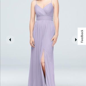 Lilac floor length dress